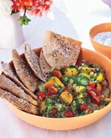 roasted eggplant salad