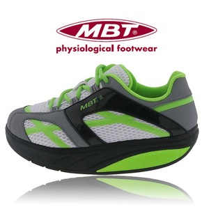 green mbt shoe