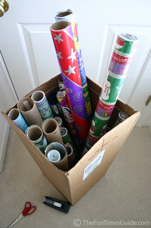 wrapping paper rolls