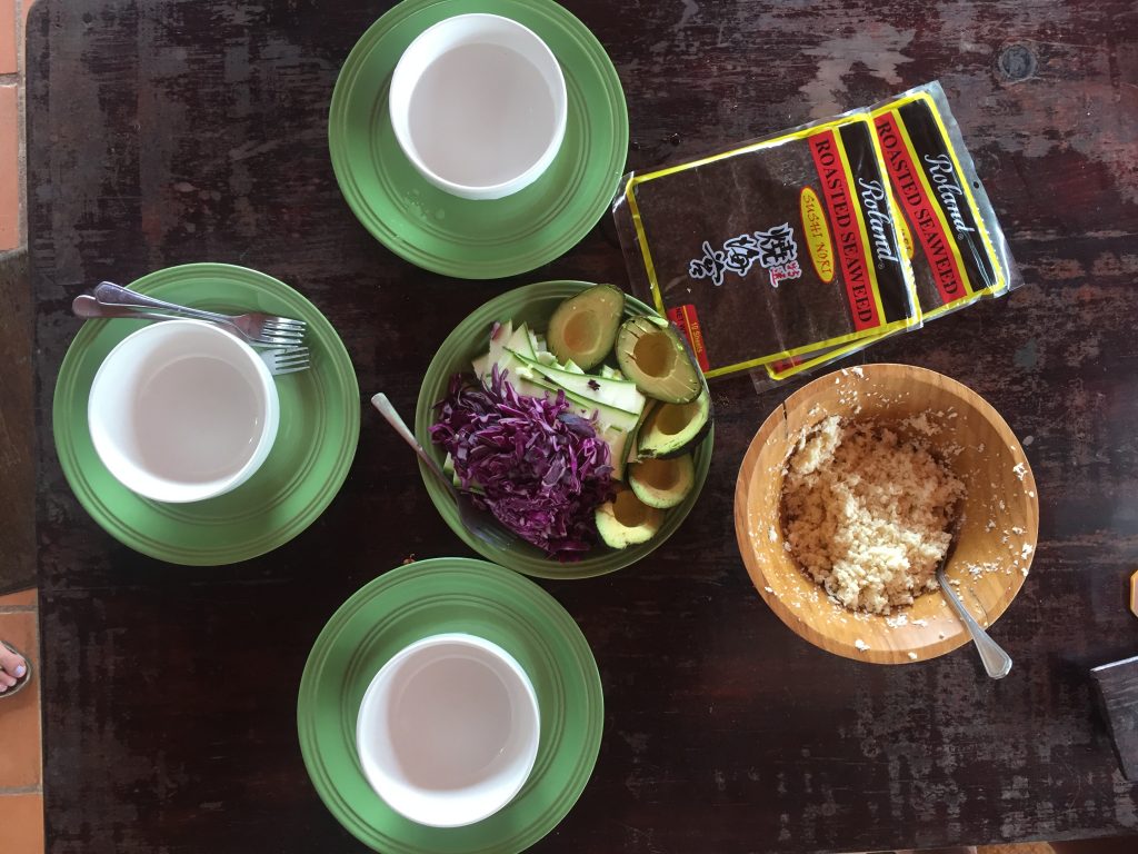 Raw Vegan Sushi Lunch 3