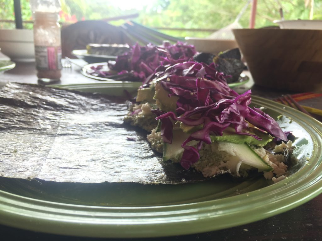 Raw Vegan Sushi Lunch 2